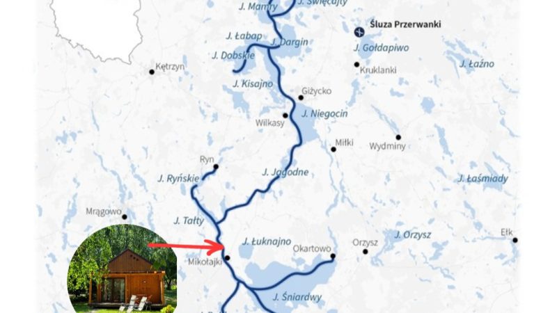 Kamienny Ogród Holiday Park to 6 komfortowych domków w prywatnym 2-hektarowym parku w Starych Sadach nad Jeziorem Tałty na Szlaku Wielkich Jezior Mazurskich, 5 km do Mikołajek